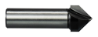 Afbeeldingen van Makita V-groeffrees - Ø15,9x12,7mm 90° - schacht Ø12mm 2 beitels