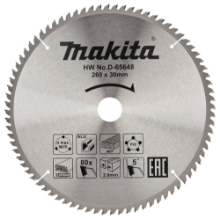 Afbeeldingen van Makita Zaagb multi 260x30 80T 5g D-65648
