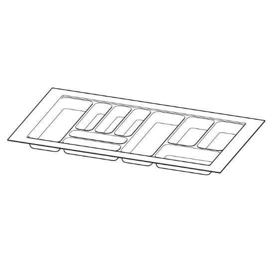 Afbeeldingen van Hettich OrgaTray 440, zilver, 441 - 520 / 801 - 900