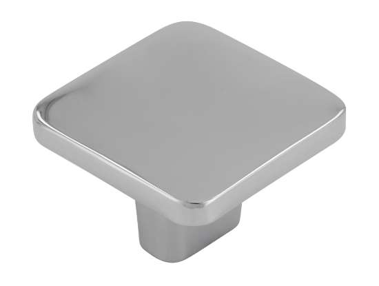 Afbeeldingen van Siro Meubelknop metaal - L 33mm/H 22mm/B 33mm chroom glanzend 