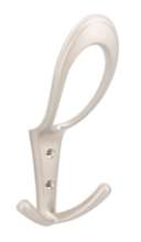 Afbeeldingen van Siro Kapstokhaak metaal - boorafstand 25mm/L 161mm/H 71mm/B 76mm - nikkel mat 