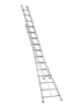 Afbeeldingen van Aluminium ladder - 2-delige opsteekladder