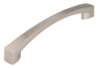 Afbeeldingen van Siro Meubelgreep metaal - boorafstand 128mm/L 153mm/H 27mm/B 14mm - RVS effect 