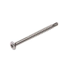 Afbeeldingen van Topdrill glaslatschroef zelfborgend - Ø3.2x35mm T10 - lenskop RVS 