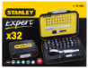 Afbeeldingen van STANLEY Bitset Expert Pro 1/4" - Ratelsleutel (32 delig) 1-13-904