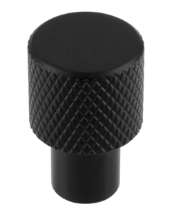 Afbeeldingen van Siro Meubelknop metaal - L 16mm/H 25mm/B 16mm mat zwart 