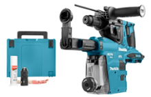 Afbeeldingen van Makita Combihamer DHR281ZWJ - 2x18v - met stofafzuiging in MBox 