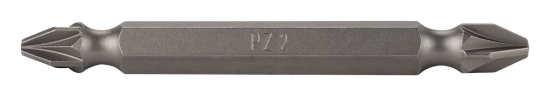 Afbeeldingen van Makita dubbele Schroefbit - PZ2x65mm - 100 stuks in pot 