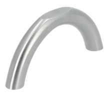 Afbeeldingen van Siro Meubelgreep metaal - boorafstand 64mm/L 74mm/H 32mm/B 10mm RVS 