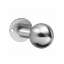 Afbeeldingen van INTERSTEEL Knop bol/schuin vast op rozet plat 2mm RVS 2165