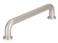 Afbeeldingen van Siro Meubelgreep kunststof - boorafstand 128mm/L 144mm/H 30mm/B 16mm - nikkel mat 