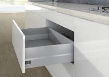 Afbeeldingen van Frontlade Set met TopSide H186/94 L400 Zilver