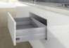 Afbeeldingen van Frontlade Set met TopSide H186/94 L400 Zilver