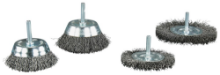 Afbeeldingen van Makita Borstelset 4dlg 6mm Kom/Vlak D-65729