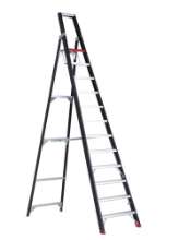 Afbeeldingen van Altrex alum.industrietrap 1x12  taurus gecoat