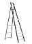 Afbeeldingen van Altrex alum.industrietrap 1x12  taurus gecoat