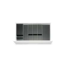 Afbeeldingen van Blum Bestekindeling voor messen Legrabox houtdecor - corpusbreedte 700-900 diepte 450mm - houtdecor zwart/aluminium OL.SA4580S2BEST