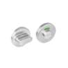 Afbeeldingen van INTERSTEEL WC-sluiting met stift 8mm metalen onderrozet RVS 3512