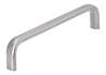 Afbeeldingen van Siro Meubelgreep metaal - boorafstand 128mm/L 134mm/H 30mm/B 12mm - RVS 