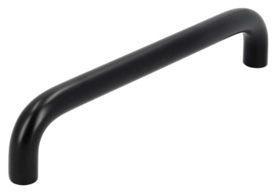 Afbeeldingen van Siro Meubelgreep metaal - boorafstand 128mm/L 138mm/H 29mm/B 10mm mat zwart 