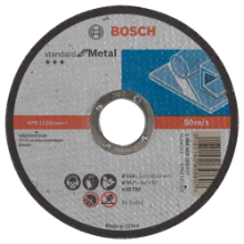 Afbeeldingen van Bosch Doorslijpschijf recht Standard for Metal