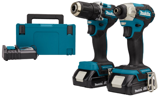 Afbeeldingen van Makita DLX2423AJ LXT 18 V combiset voor het lichte boor- en (slag)schroefwerk