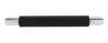 Afbeeldingen van Siro Meubelgreep metaal - boorafstand 128mm/L 140mm/H 37mm/B 16mm mat zwart/chroom 