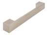 Afbeeldingen van Siro Meubelgreep metaal - boorafstand 160/192mm/L 205mm/H 25mm/B 25mm RVS effect 