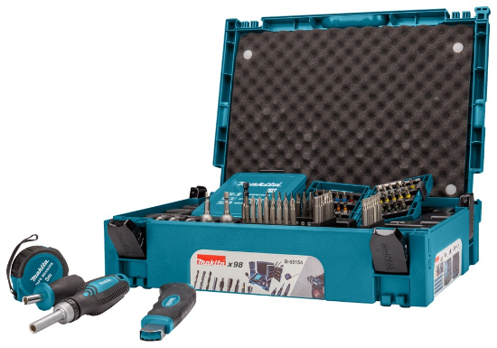 Afbeeldingen van Makita boor-/Bit Set - 98 delig in Mbox1
