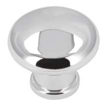 Afbeeldingen van Siro Meubelknop kunststof - L 32mm/H 27mm/B 32mm - chroom glanzend 