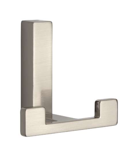 Afbeeldingen van Siro Kapstokhaak metaal - boorafstand 32mm/L 61mm/H 40mm/B 70mm RVS effect 