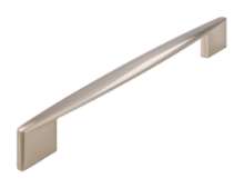 Afbeeldingen van Siro Meubelgreep metaal - boorafstand 224mm/L 232mm/H 30mm/B 19mm - RVS effect 