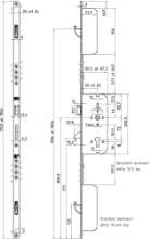Afbeeldingen van Veiligheidsmeerpuntssluiting, Excellence line cilinderbediend, PC-uitsparing