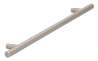 Afbeeldingen van Siro Meubelgreep metaal - boorafstand 240mm/L 320mm/H 32mm/B 12mm RVS effect 