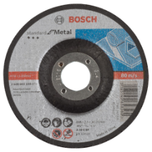 Afbeeldingen van Bosch Doorslijpschijf gebogen Standard for Metal