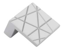 Afbeeldingen van Siro Meubelgreep metaal - boorafstand 32mm/L 39mm/H 23mm/B 39mm aluminium 