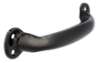 Afbeeldingen van Siro Meubelgreep metaal - boorafstand 140x19mm/L 162mm/H 41mm/B 37mm - zwart 