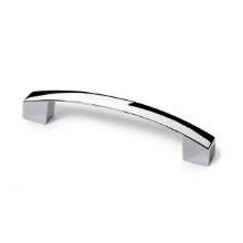 Afbeeldingen van Hettich Greep Vantania, boorafstand 128, L 144 mm, B 14 mm, H 27 mm, glans verchroomd