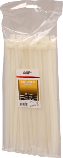 Afbeeldingen van Kelfort bundelbandjes - 280x7.6mm - transparant 