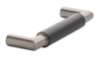 Afbeeldingen van Siro Meubelgreep metaal - boorafstand 96mm/L 108mm/H 37mm/B 16mm zwart/RVS-effect 