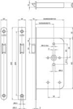 Afbeeldingen van Abloy loopslot 2465 17U 65 DR