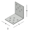 Afbeeldingen van GB Versterkingshoek 50x50 40x2 RVS