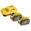Afbeeldingen van DeWALT Xr flexvolt accu starterspakket 2x 9.0ah accu's + snellader DCB118Y2