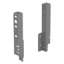 Afbeeldingen van Hettich Set achterwandverbinders ArciTech  186 mm, antraciet, links en rechts