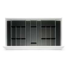 Afbeeldingen van Blum Bestekindeling voor messen Legrabox houtdecor - corpusbreedte 1200 diepte 650mm - houtdecor zwart/aluminium OL.SA6512S2BEST