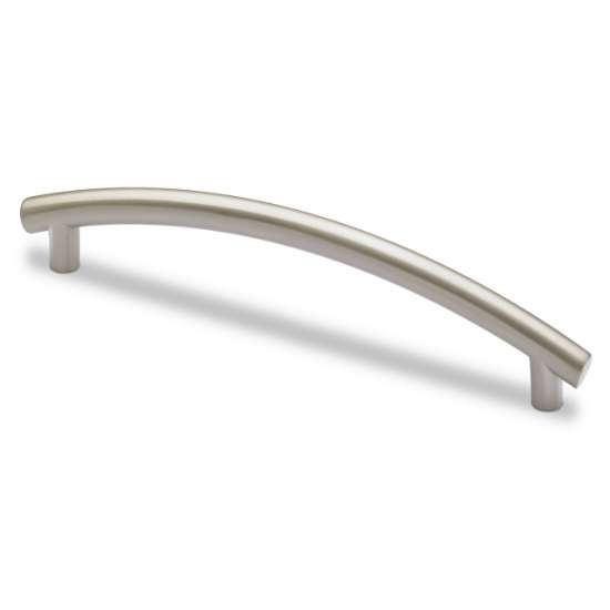 Afbeeldingen van Hettich Greep Bathia, boorafstand 96, L 118 mm, B 8 mm, H 28 mm, roestvrij staal finish geborsteld