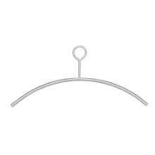 Afbeeldingen van INTERSTEEL Kledinghanger rvs geborsteld dicht oog 7380