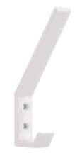 Afbeeldingen van Siro Kapstokhaak kunststof - boorafstand 19,5mm/L 134mm/H 91mm/B 18mm wit 