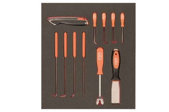 Afbeeldingen van Bahco Foam 2/3 voor Schrapers en Haken 11 delig