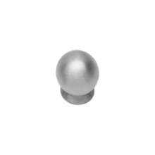 Afbeeldingen van INTERSTEEL Meubelknop ø 25 mm bolrond achterplaat rvs geborsteld 8510